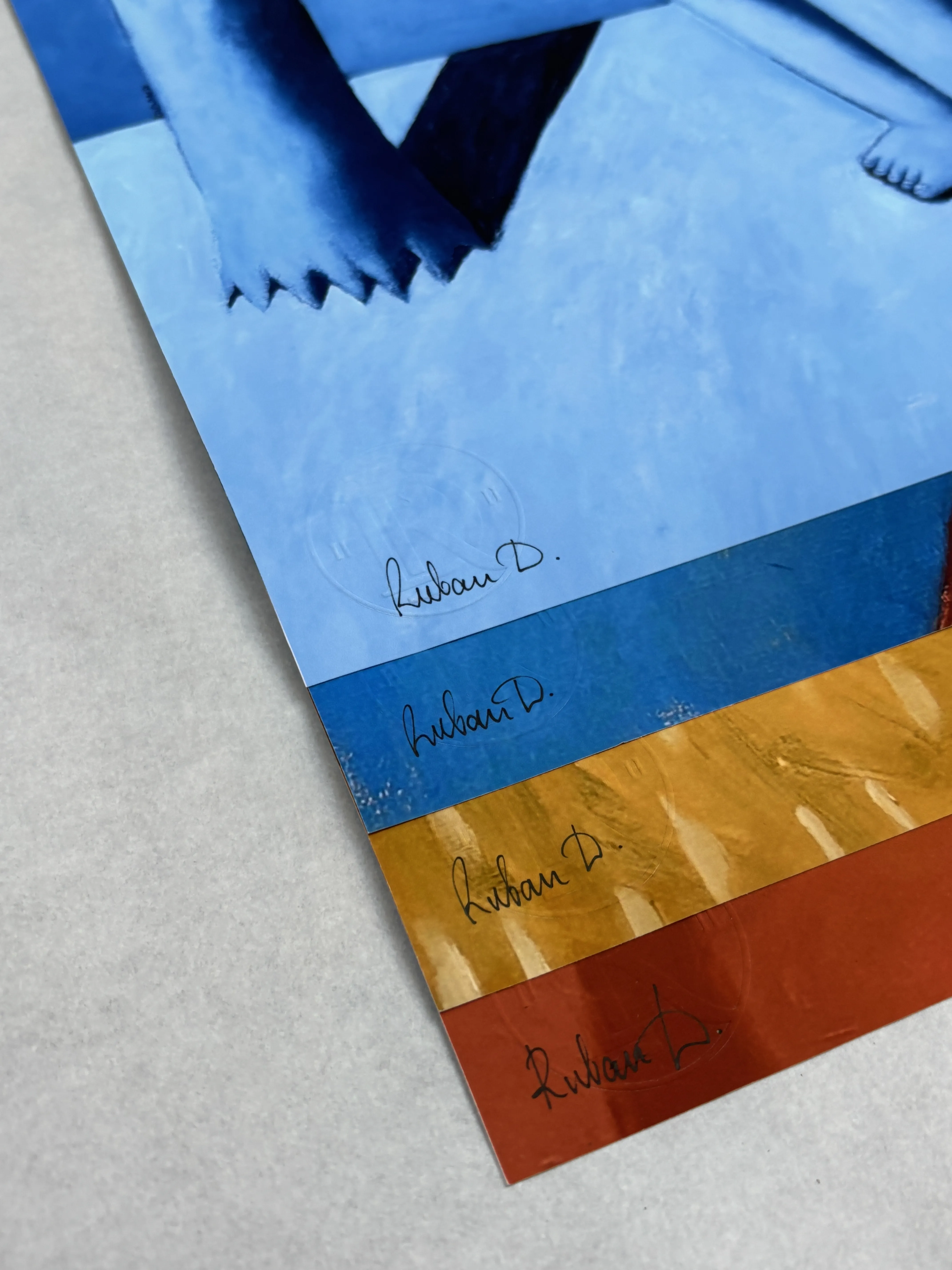 Image of Poster “Behind the Winds is Truth” by Diana Ruban , size: 50x60 cm, made of Paper 200 gsm , Painting medium, from Ukraine , part of the Poster series, priced at $35 Photo 2 of 5.