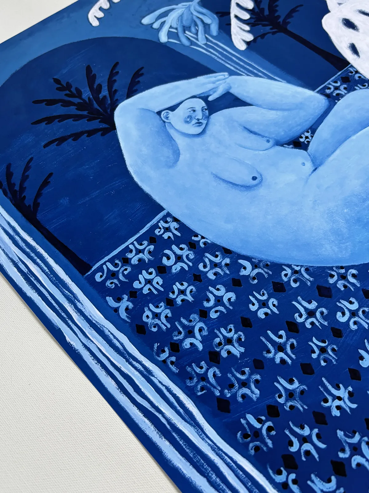 Image of Poster “Night sky” by Diana Ruban , size: 50 х 60 cm, made of Paper 200 gsm , Painting medium, from Ukraine , part of the Poster series, priced at $35 Photo 2 of 4.