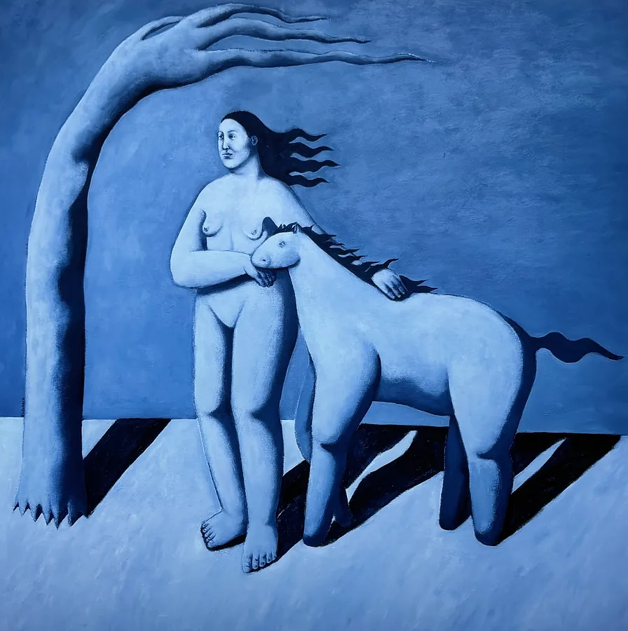Image of Poster “ Last Light” by Diana Ruban , size: 50x50 cm, made of Paper 190 gms, Digital medium, from Ukraine , part of the Poster series, priced at $35