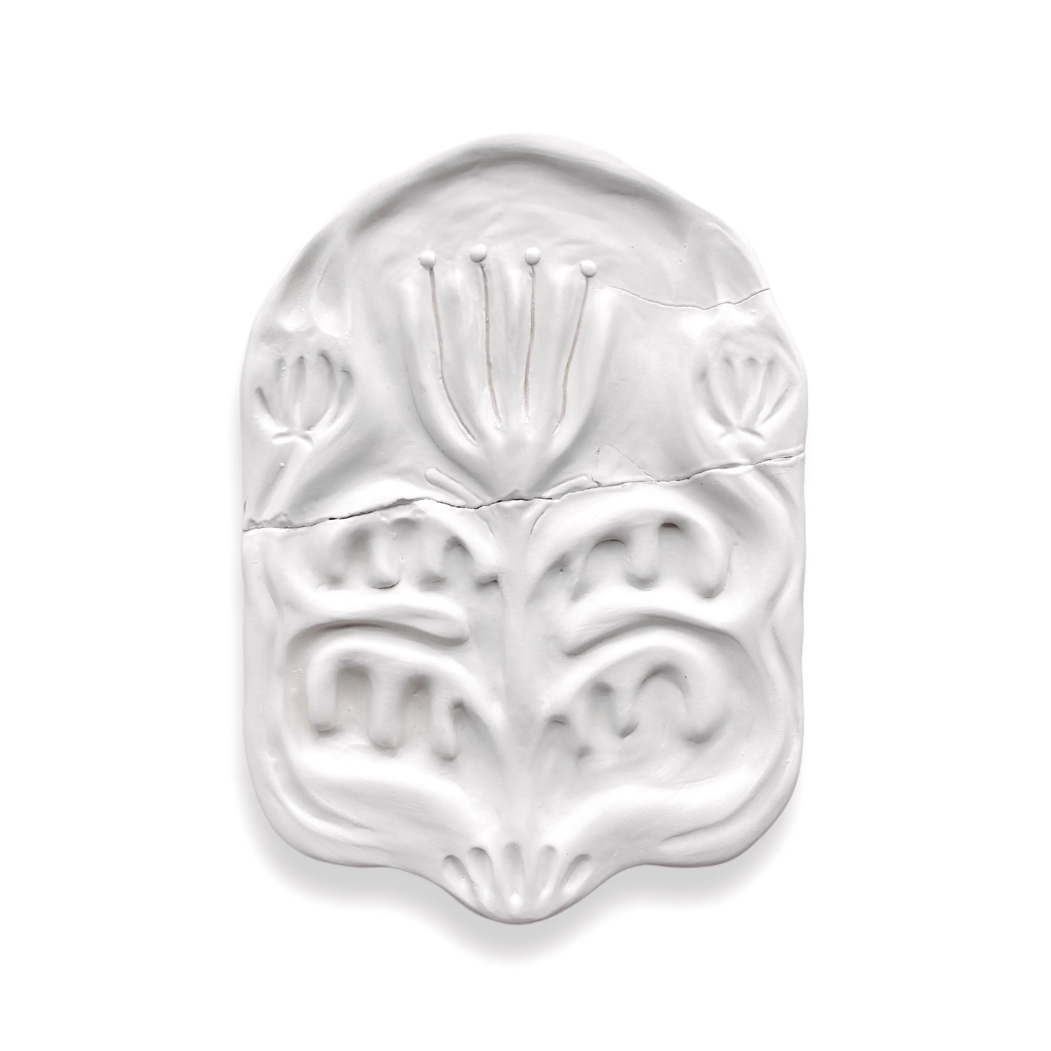 Image of Ceramic flower by Diana Ruban , size: 40,4 x 28,7 x 2,6 cm, made of ceramics, Sculpture medium, from Georgia, part of the Ceramics and modeling series Photo 1 of 3.