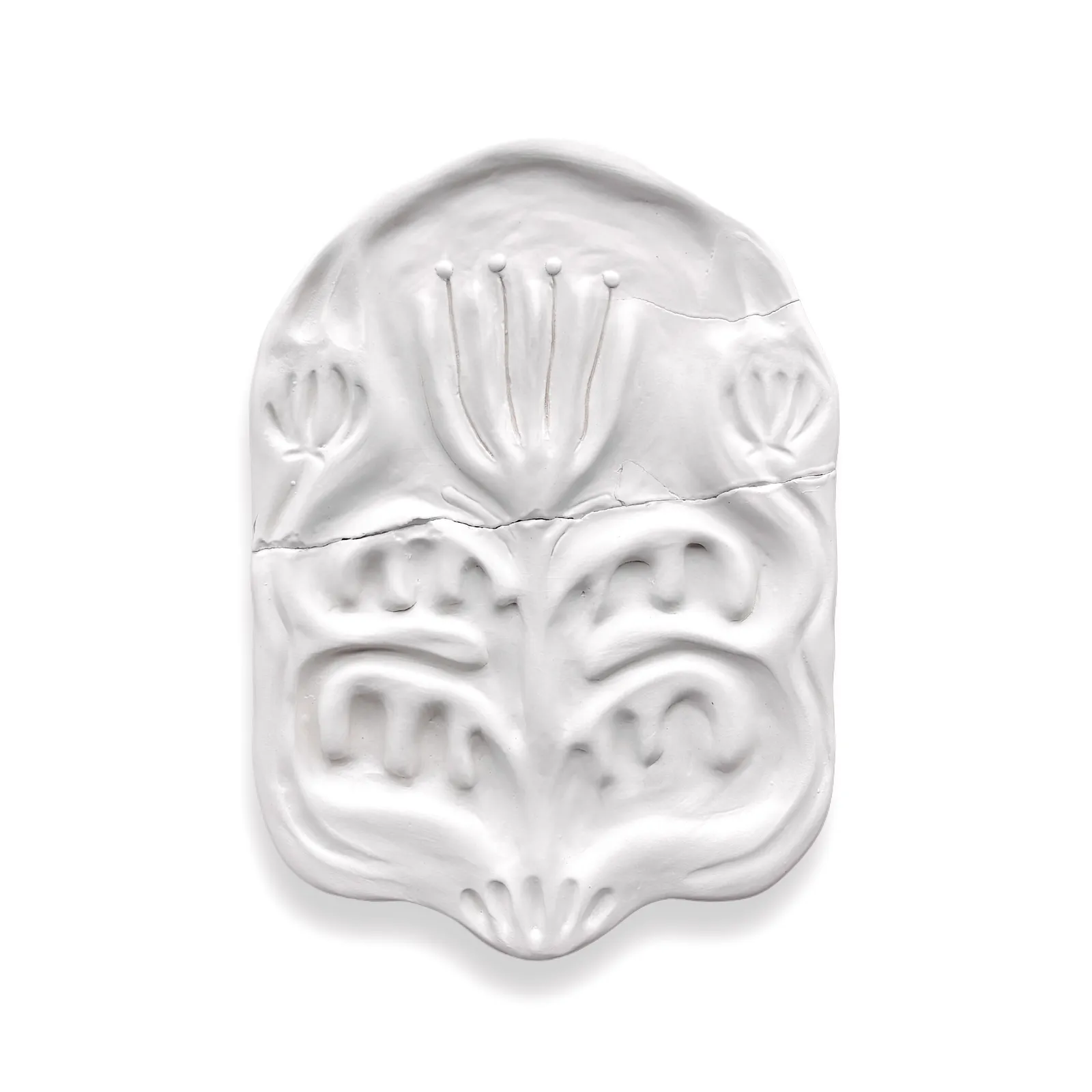 Image of Ceramic flower by Diana Ruban , size: 40,4 x 28,7 x 2,6 cm, made of ceramics, Sculpture medium, from Georgia, part of the Ceramics and modeling series Photo 1 of 3.
